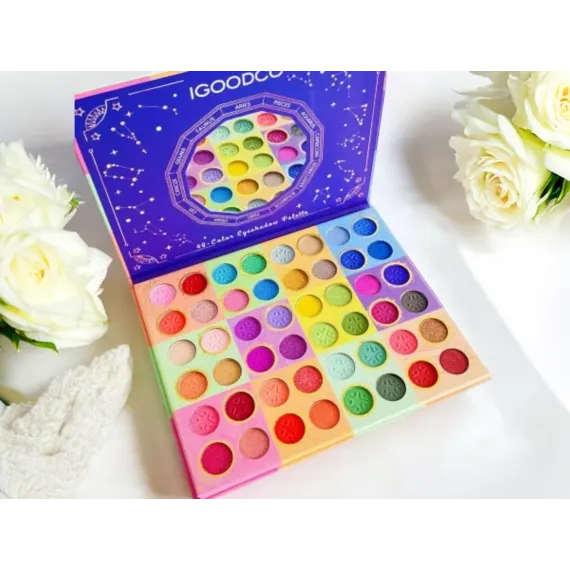 Paleta Fard IGOODCO 48 Culori Trusa Machiaj Ochi Profesionala