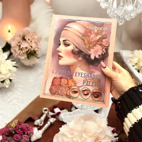 Paleta Fard IGOODCO 63 Culori Trusa Machiaj Ochi Profesionala