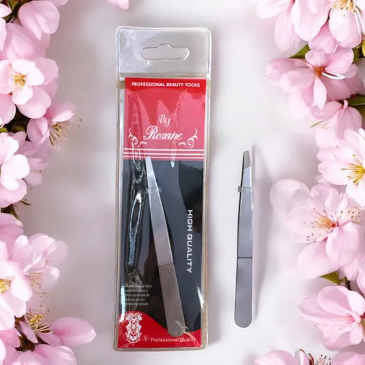 Penseta sprancene metal argintie profesionala