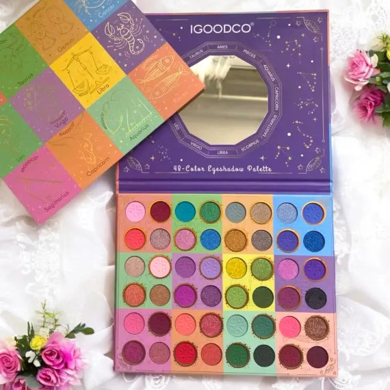 Paleta Fard IGOODCO 48 Culori Trusa Machiaj Ochi Profesionala