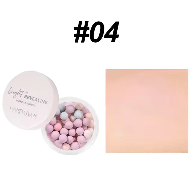 Handaiyan Loose Powder Ball H3031 pudra iluminatoare tip perle culori mixte