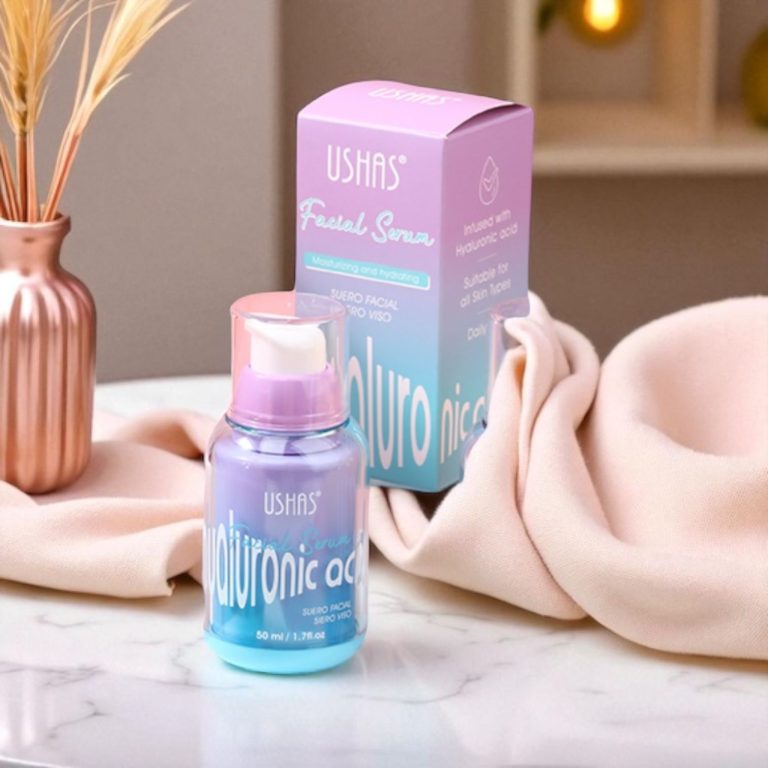 Ser Facial cu Acid Hialuronic Ushas – Hidratare si Luminozitate