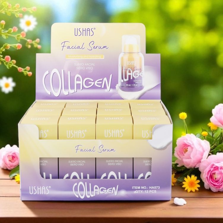 Ser Facial cu Colagen Ushas – Hidratare si Fermitate