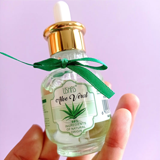 Ser facial Aloe Vera Ushas hidratare luminozitate elasticitate