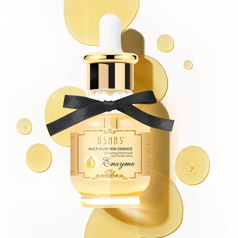 Ser facial cu enzime Ushas elasticitate regenerare luminozitate