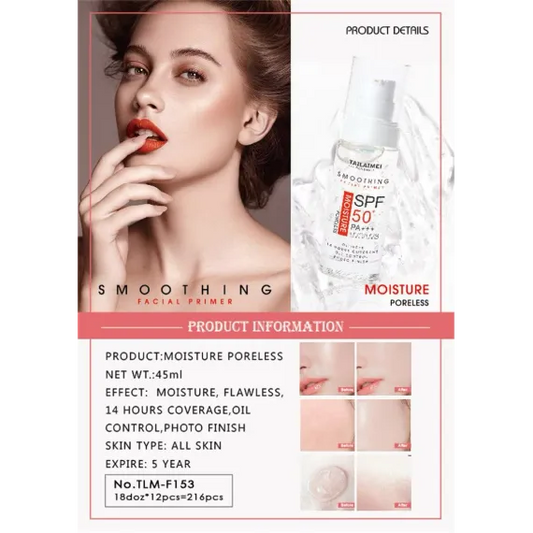 TLM Tailaimei Smoothing Facial Primer SPF 50+ Baza Machiaj F153 Protectie Solara