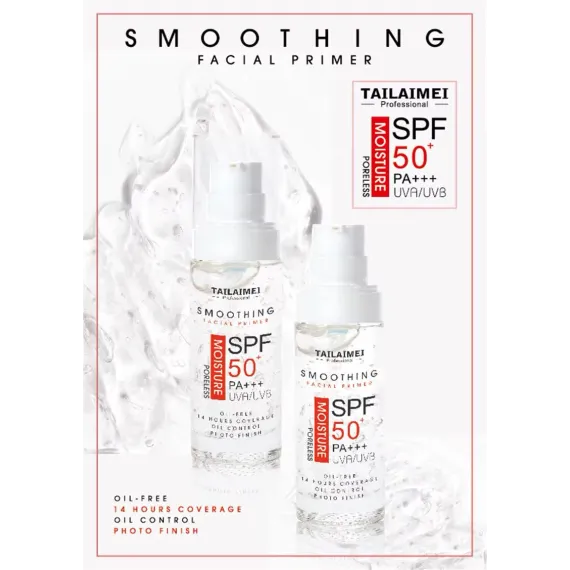 TLM Tailaimei Smoothing Facial Primer SPF 50+ Baza Machiaj F153 Protectie Solara