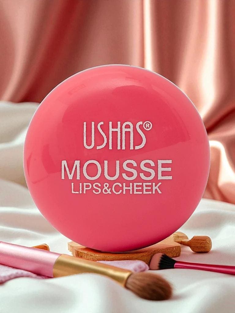 USHAS Mousse Lips & Cheek UC114 – Produs 2 in 1 pentru Buze si Obraji