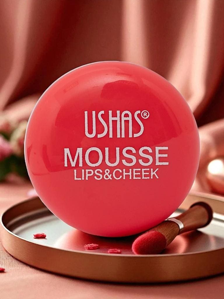 USHAS Mousse Lips & Cheek UC114 – Produs 2 in 1 pentru Buze si Obraji
