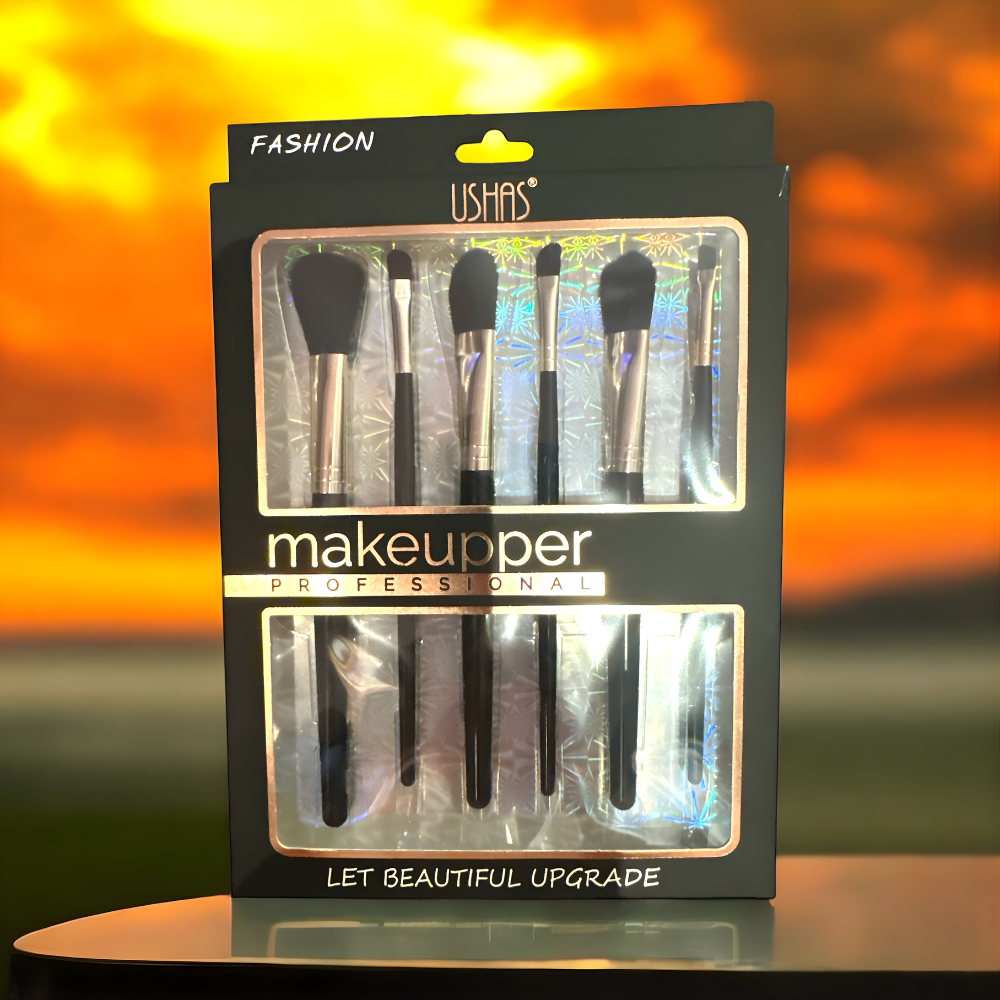 Set 6 Pensule Fard Ushas Profesional Makeup Brushes