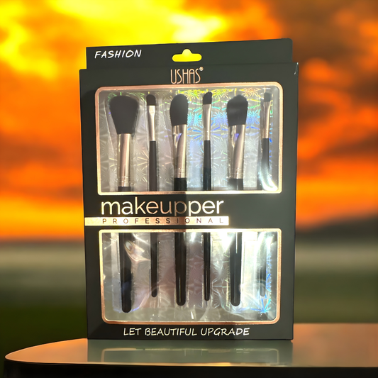 Set 6 Pensule Fard Ushas Profesional Makeup Brushes