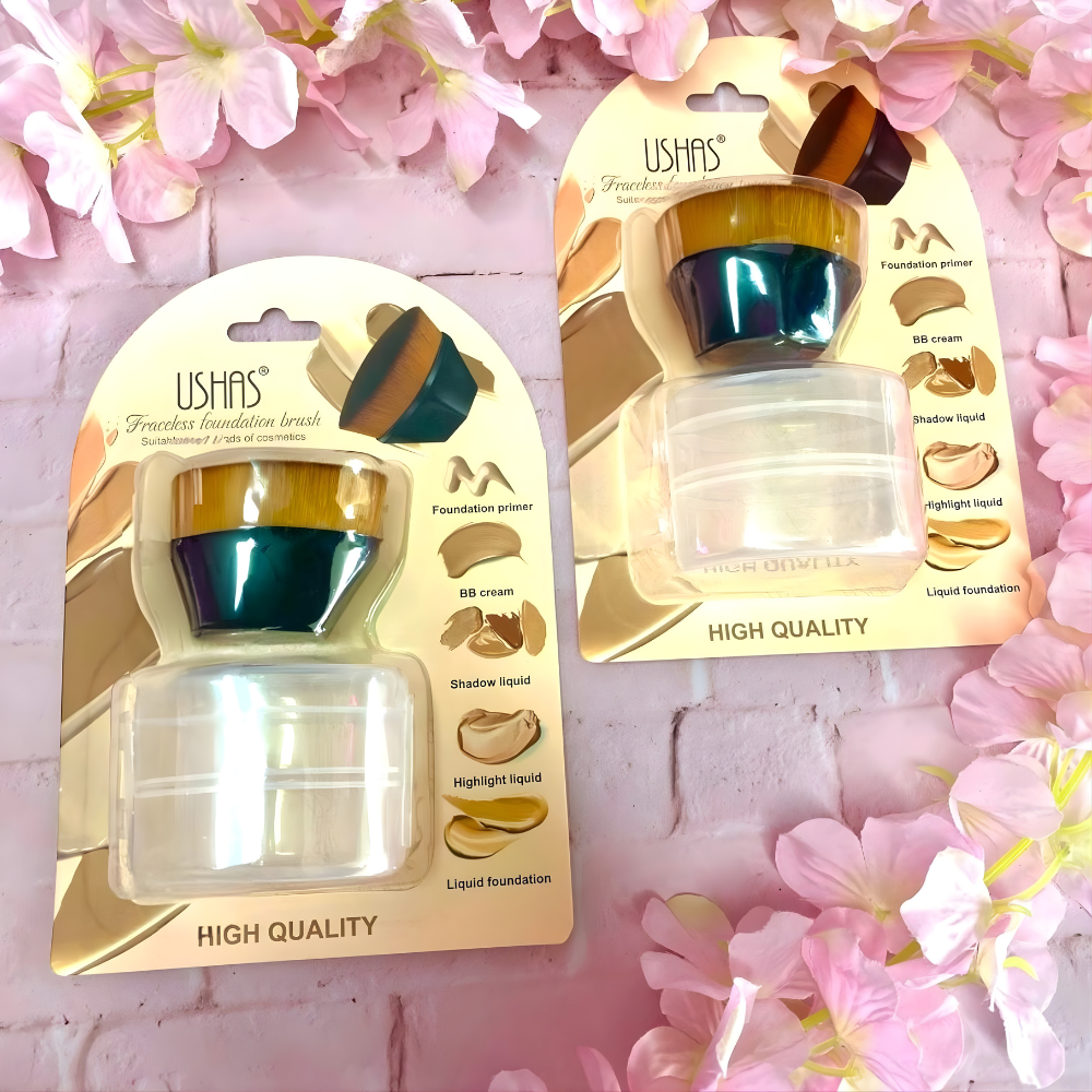 Pensula Fond de Ten Ushas + Cutie Cadou Profesional Makeup Brush