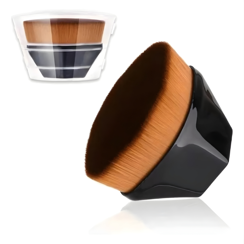 Pensula Fond de Ten Ushas + Cutie Cadou Profesional Makeup Brush