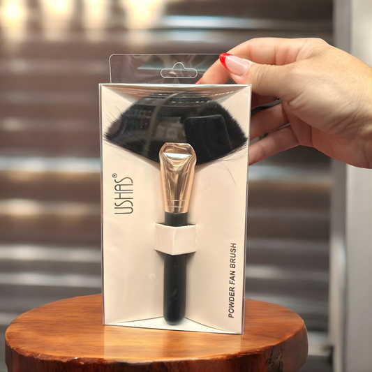 Pensula Profesionala Evantai Ushas Pudra Iluminator Aplicare Precisa Makeup Brush