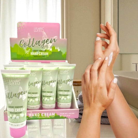 Ushas Collagen Hand Cream – Crema de Maini Hidratare Colagen Parfum Lux