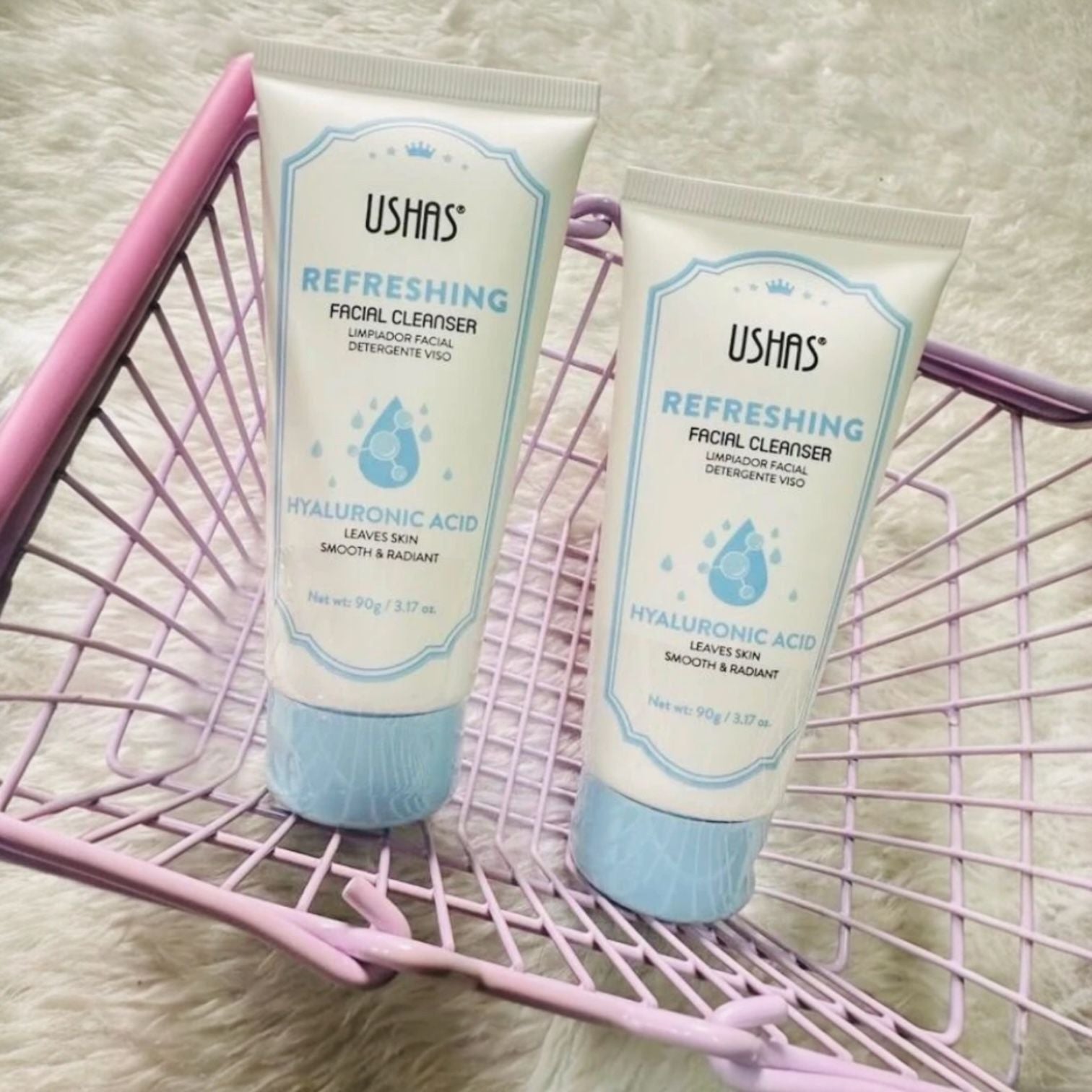 Ushas Hyaluronic Acid Facial Cleanser – Gel Curatare Hidratare Acid Hialuronic