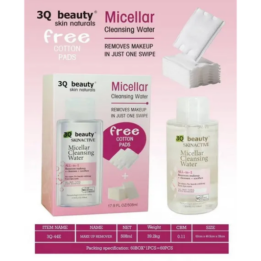Apa Micelara 3Q Beauty 508 ml cu Dischete Cadou