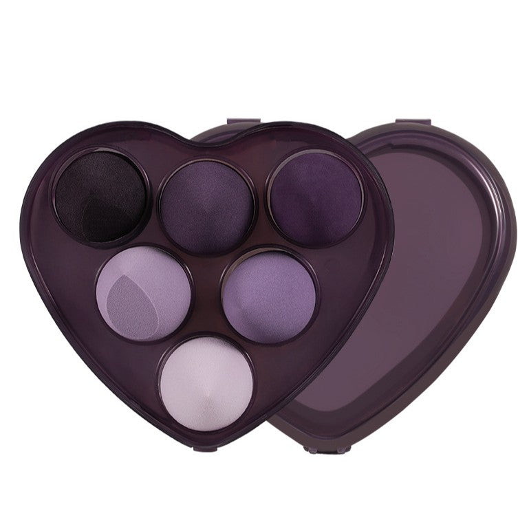 Set Buretei Machiaj, Belvia, Premium, 6 bucati, mov