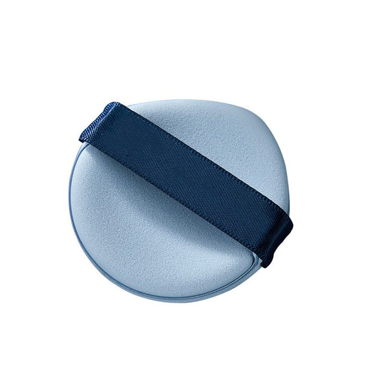 Burete de Machiaj Triunghi Belvia, Reutilizabili, Utilizare Umeda sau Uscata, 5.5 x 5.5 x 0.9 cm, Powder Puff, Albastru