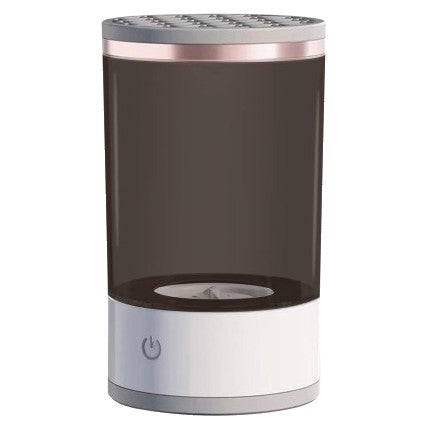 Dispozitiv Portabil de Curatare a Pensulelor de Machiaj, Belvia, Potrivit pentru Pensule de Diferite Dimensiuni, 5V, 7000RPM, Vibratii Sonice, USB, Alb/Negru, 9x9x16 cm