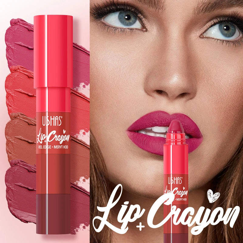 Ushas Kiss Lip Crayon – Creion Ruj Buze Long-Lasting