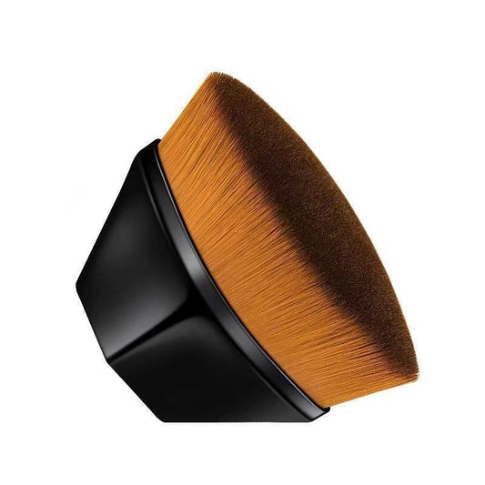 Pensula kabuki plata pentru fond de ten, Belvia, negru