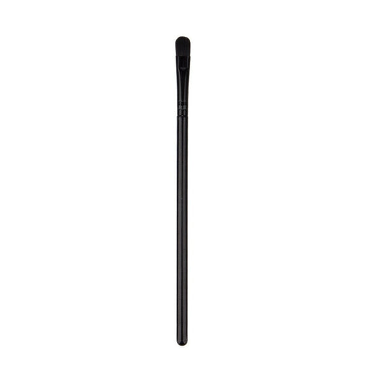 Pensula Plata de Machiaj, Belvia, din Par Sintetic, pentru Detalii, 16 cm, Negru