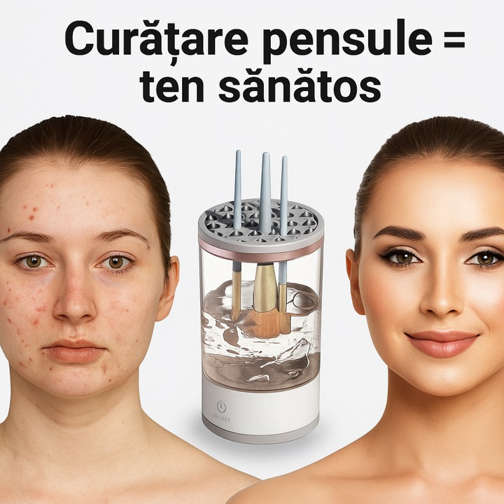 Aparat pentru Curatarea Pensulelor de Machiaj