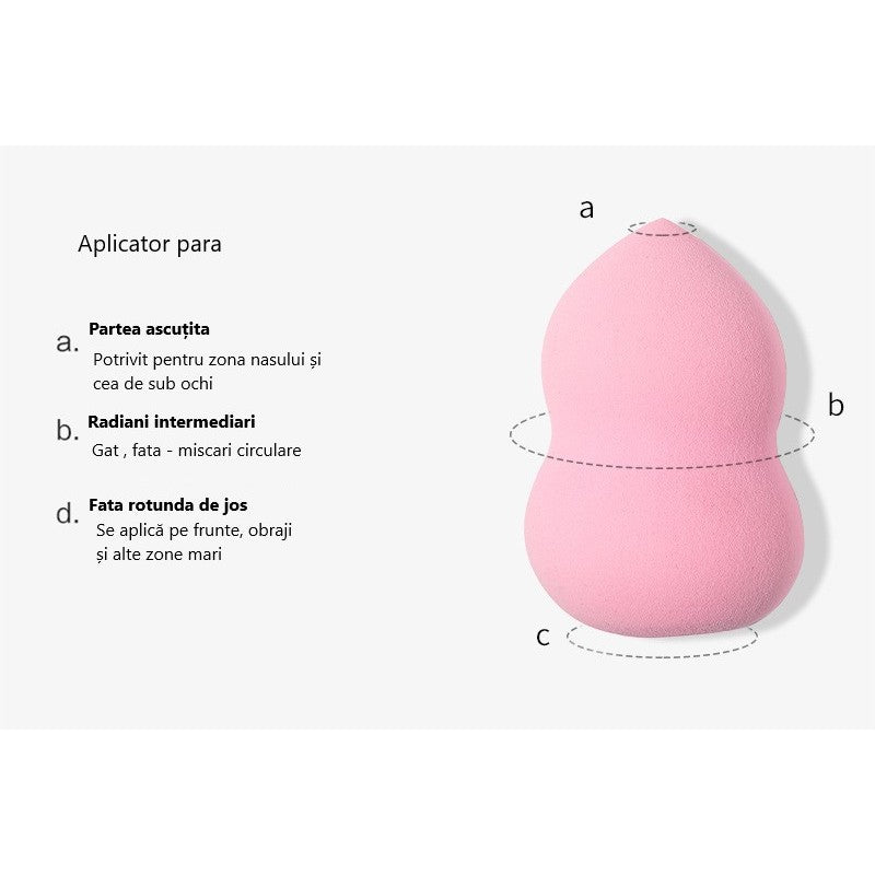 Set Buretei Machiaj, Belvia, Premium, nude, 3 bucati