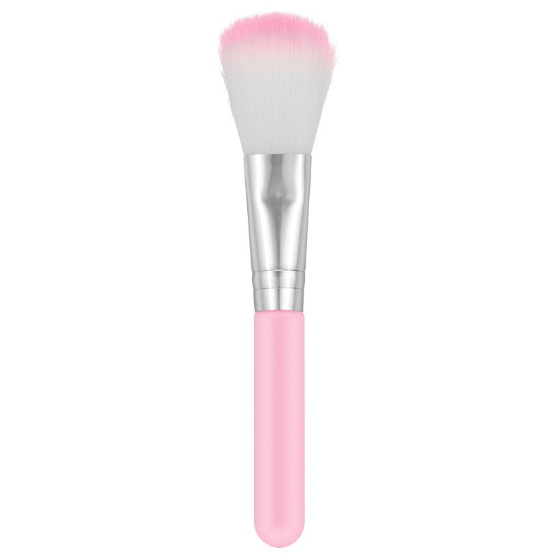 Set 5 Pensule de Machiaj, Belvia, de Voiaj, pentru Fard si Pudra, din Par Sintetic, Roz