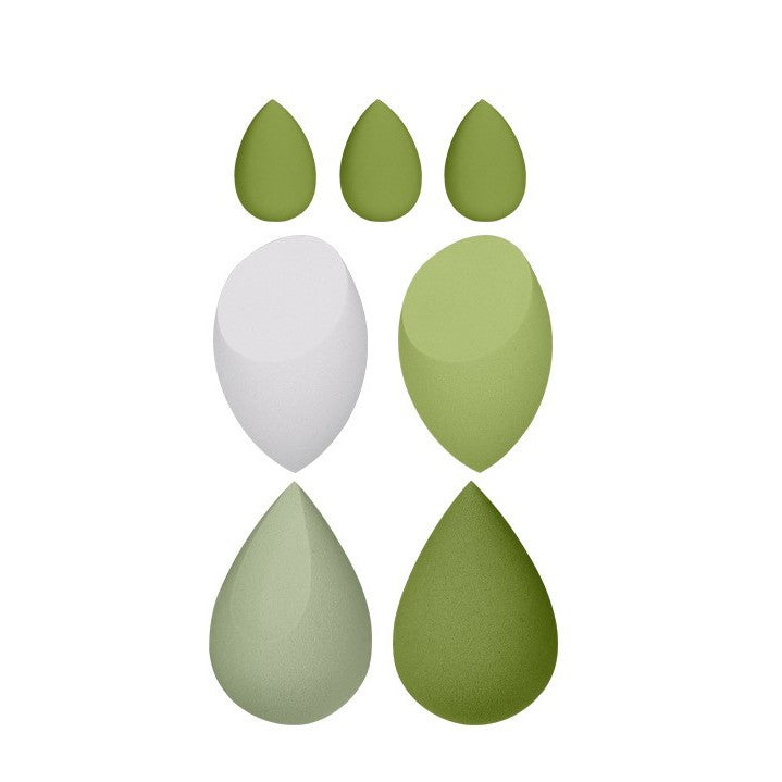 Set Buretei Machiaj, Belvia, Premium, 7 bucati, verde