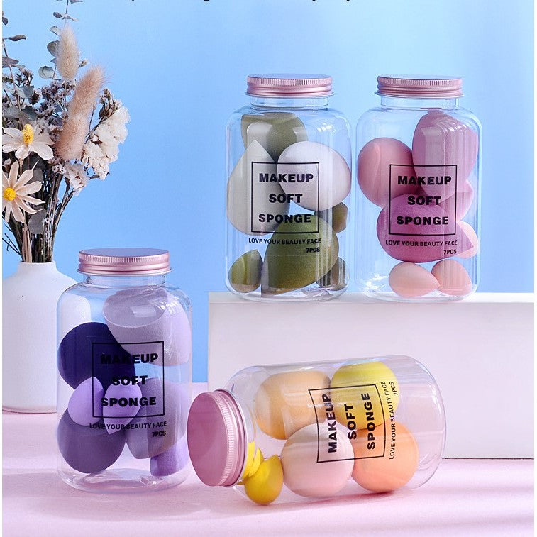 Set Buretei Machiaj, Belvia, Premium, 7 bucati, galben