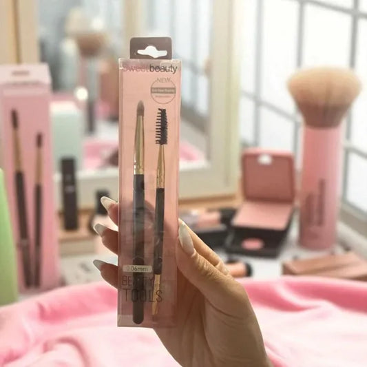 Set pensule sprancene Sweet Beauty 2 piese – precizie si definire