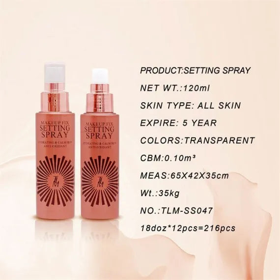 Spray fixare machiaj Tailaimei Makeup Fix Setting Spray TLM – machiaj rezistent si luminos