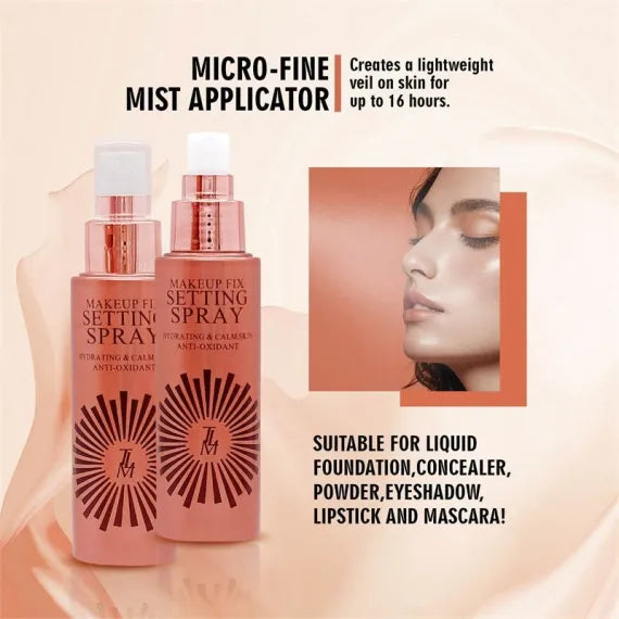 Spray fixare machiaj Tailaimei Makeup Fix Setting Spray TLM – machiaj rezistent si luminos